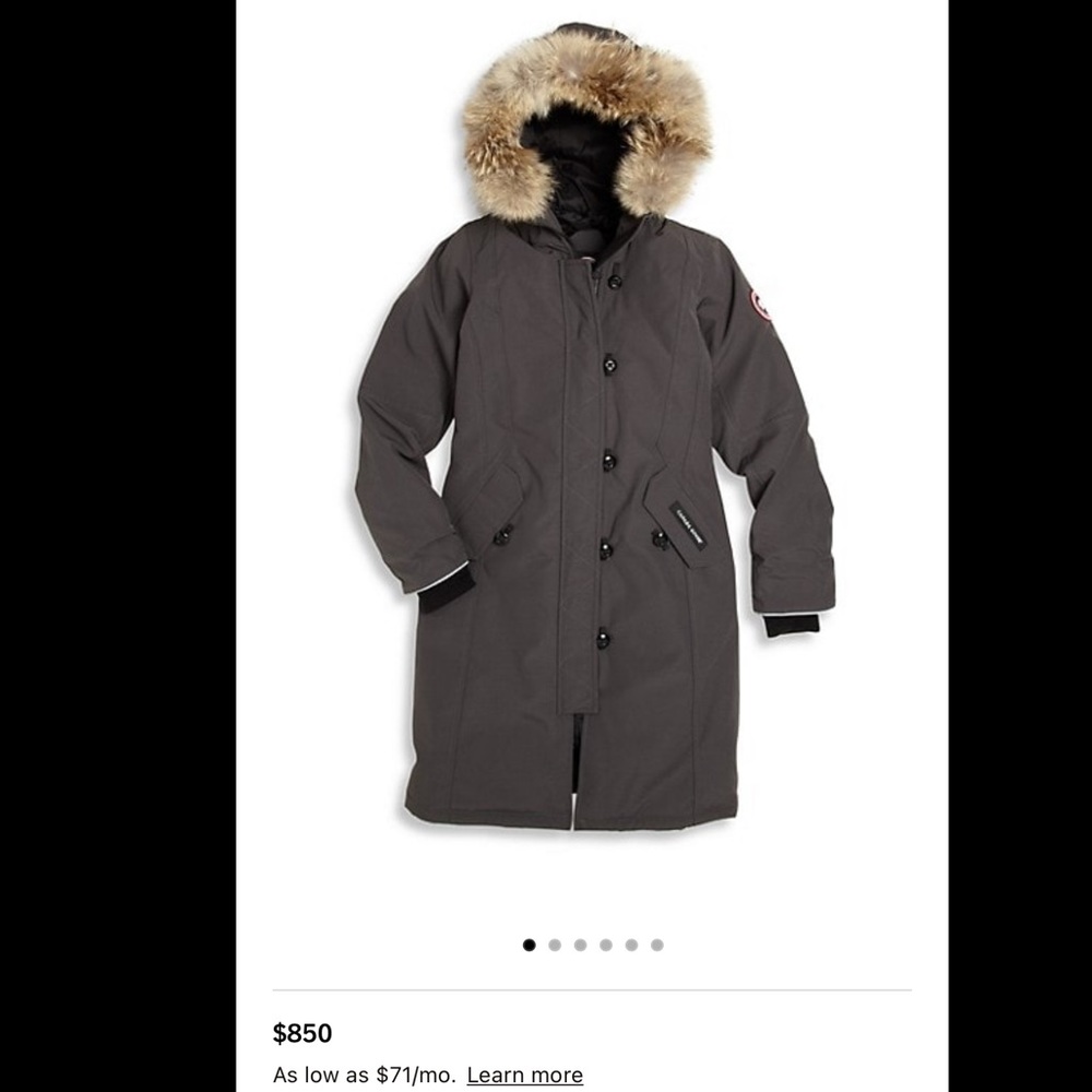 Canada Goose- youth Britannia parka.